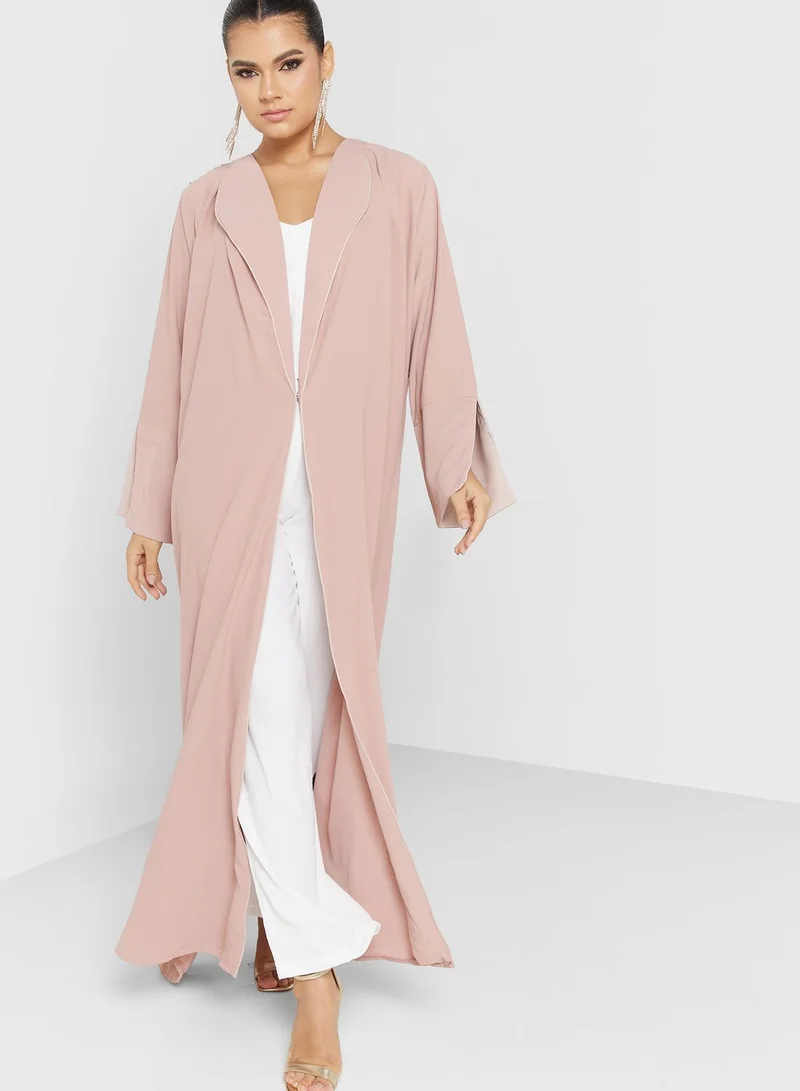 hayas closet Piping Detail Abaya
