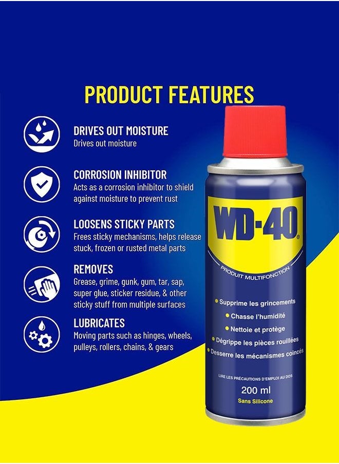 مزيل الصدأ WD40 و 1000 استخدامات أعلاه