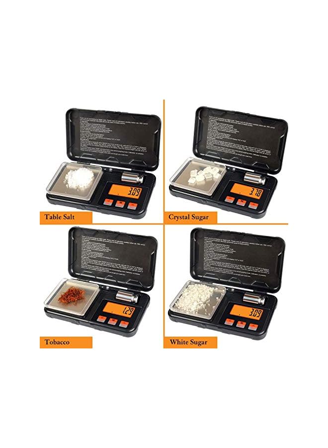 vesus ميزان رقمي ينغ زد 200 جرام × 0.01 جرام بحجم جيب، وزن معايرة 50 جرام، تحويل 6 وحدات، شاشة LCD مضاءة من الخلف، يستخدم للمجوهرات/الدواء/الطعام/البودرة/العملات، CX298 03 - Image 3