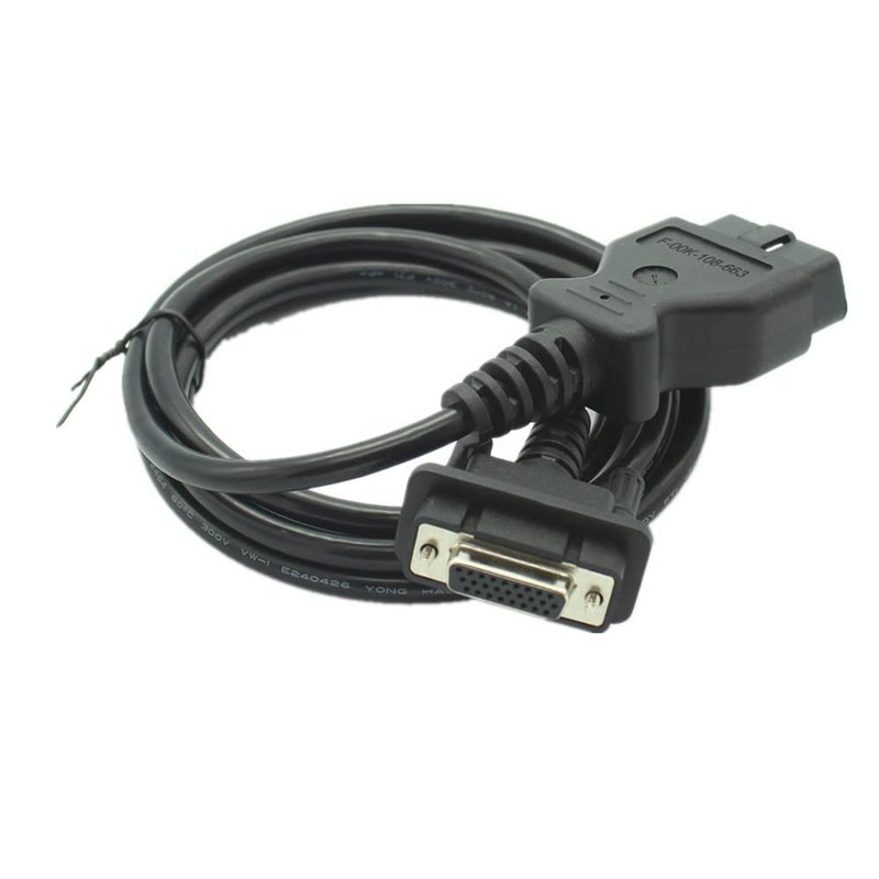 Tooihteo Vcm2 Diagnostic Cable Obd2 Dlc Testing Cable F-00K-108-663 Replacement Of Part No.164-R9801 Compatible For Ford Vcmii Vcm2 - Image 1