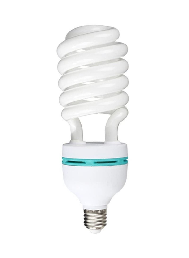 Captaintech Light Bulb 1 PCS Large Half Screw Lighting Bulb Tube 105W Screw Mouth White Light Transparent Lampshade High Color Rendering Energy Saving Photography Lighting Day Light Bulb - Image 1