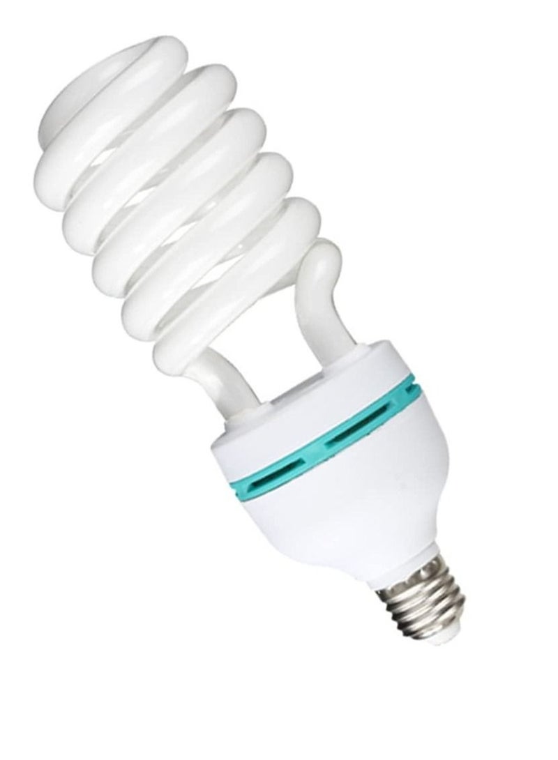 Captaintech Light Bulb 1 PCS Large Half Screw Lighting Bulb Tube 105W Screw Mouth White Light Transparent Lampshade High Color Rendering Energy Saving Photography Lighting Day Light Bulb - Image 3