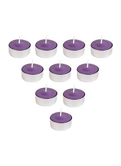 Generic Lavender Scented Candles - 10 Pieces 