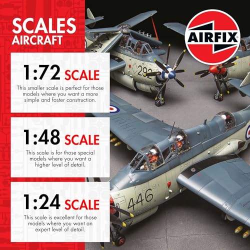 Airfix طقم نموذج طائرة إيرفيكس - A55001 سوبرمارين سبايتفاير MkVc، طائرات نموذجية بلاستيكية للبالغين والأطفال 14+، مستوى المهارة 1، مقياس 1:72 نماذج طائرات عسكرية من الحرب العالمية الثانية، نماذج طائرات حقيقية - Image 5