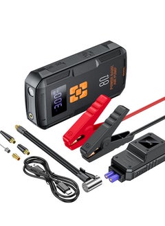 hoco. Power bank “QS2 Land” jump starter 8000mAh & Tyre Air Compressor  - Image 1