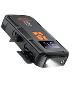 hoco. Power bank “QS2 Land” jump starter 8000mAh & Tyre Air Compressor  - Image 3