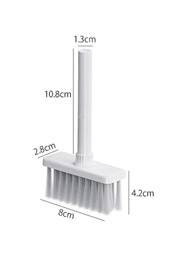 Cleaning Soft Brush Keyboard Cleaner 5in1 MultiFunction uter Cleaning Tools Kit Corner  Duster Keycap Puller for Cleaning Dust in EarphsLaptopAirpods ProCamera Lens White