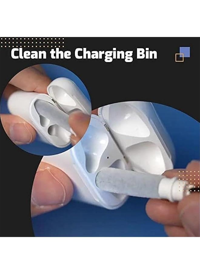 Cleaning Soft Brush Keyboard Cleaner 5in1 MultiFunction uter Cleaning Tools Kit Corner  Duster Keycap Puller for Cleaning Dust in EarphsLaptopAirpods ProCamera Lens White