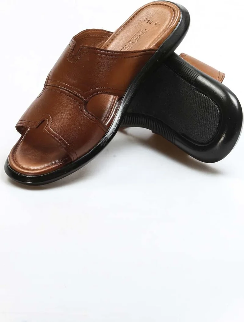 Fast Step Genuine Leather Men's Flat Slippers 018MA798X169
