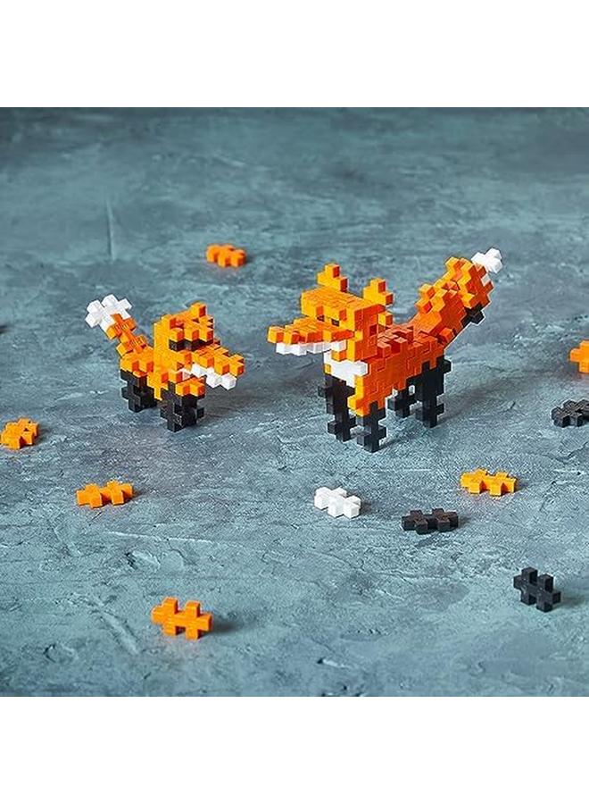 بلس بلس لعبة تركيب حيوانات الثعلب البرية في أنبوب 100 قطعة - Image 4