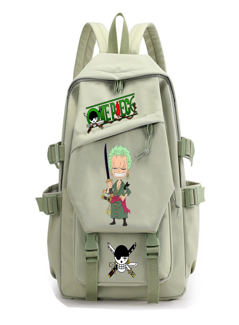 One Piece Roronoa Zoro Children Bag Sackpack Backpack Laptop Sports Bags Fashion for  Kids