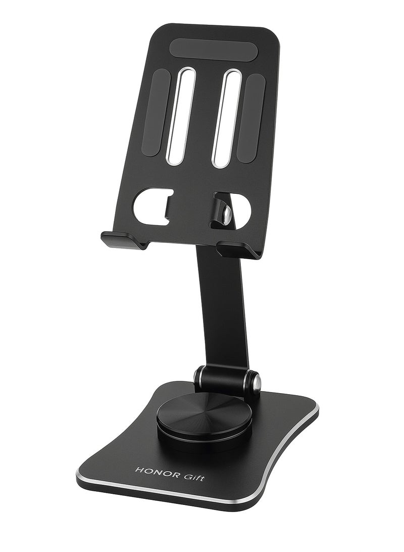 Honor Choice Honor Gift Phone Stand for Cellphone Adjustable Phone Holder for Desk, Folding Office Mobile Holder Portable for Desktop Table Bed Compatible Smartphones Apple iPhone 16 15 14 13 12 Pro Max Plus Samsung Tables iPad - Image 1