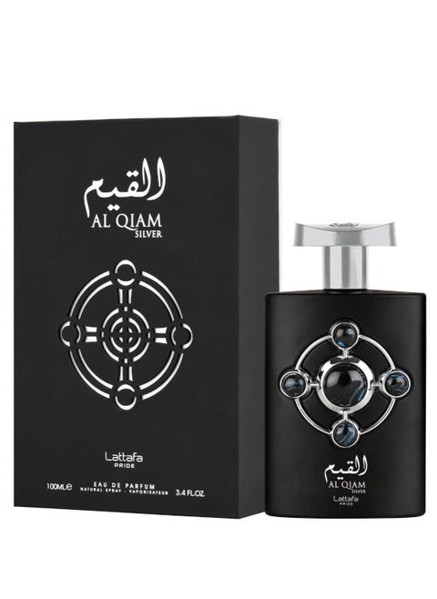 Lattafa Unisex Pride Al Qiam Silver EDP Spray 3.4 oz Fragrances