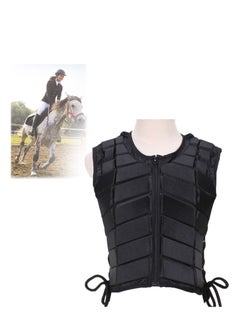 Horse Riding Vest, Equestrian Vest, Polyester Unisex Equestrian Protective Vest, Safety Equestrian Horse Riding Training Vest, Protective Body Protector Gear, for Kids Adult(Size:S)