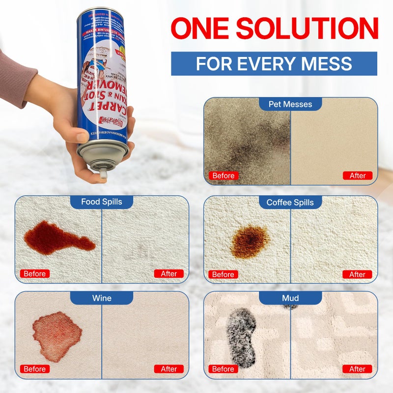 LIFTER-1 Carpet Spot Remover, Stain and Red Wine Remover and Spot Treatment for Oil, Grease, Urine, Cleaning Performance for Rugs, Upholstery, Fabrics. 18 Fl oz Pack of 1 (72 Fl Oz (Pack of 4)) - Image 4