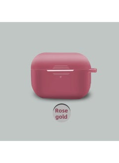 Protective Case For Airpods Pro Apple Third Generation Airpodspro2 Wireless Headset Silicone Protective Case-Color:2447C Rose Gold-Applicable Model:Airpods Pro2 (with Ears And One-piece)