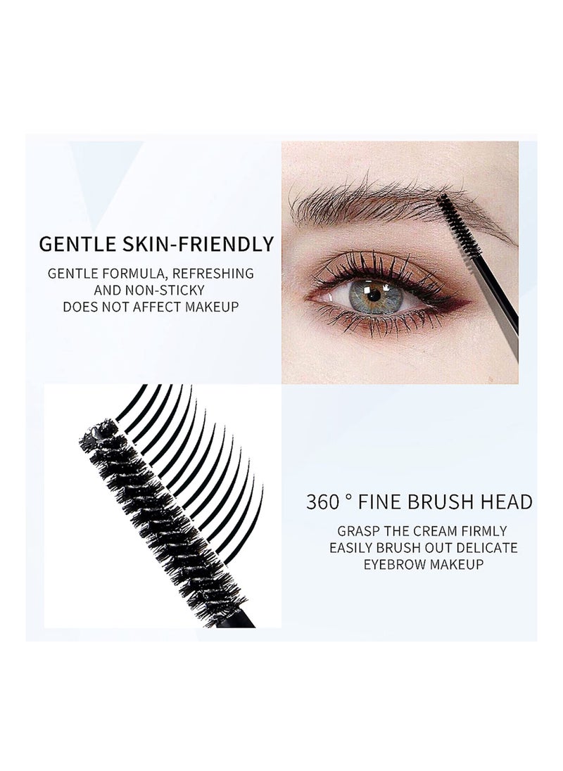SYOSI Clear Eyebrow Setting Gel, Clear and Black Brow Fix Gel, Waterproof And Sweat-Proof Eyebrow Repair Liquid, Long Lasting Brows Styling Beauty Salon Home Use Makeup  - Image 4