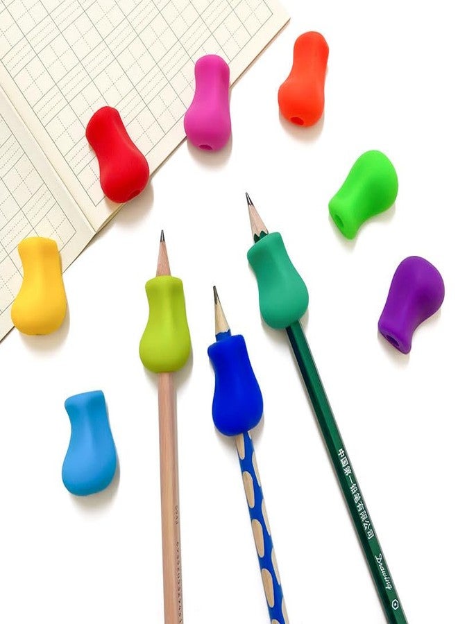 Gripon 3 Pcs Pencil Grips for Kids Pen Handwriting Pencil Aid Grip Posture Correction Tool Pencil Grip Writing for Pencils and Utensils (Multi Color) - Image 5