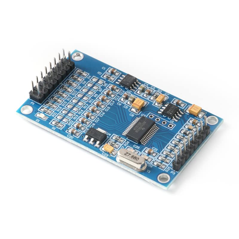 EC Buying ADS1256 24bit 8 Channel Analog Digital Converter Module ADC Analog to Digital Signal Converters high Precision Acquisition Data Module Board AD Digital Analog Module - Image 2