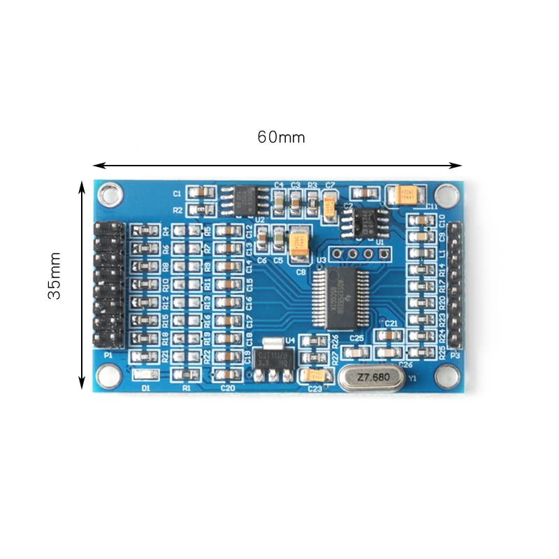 EC Buying ADS1256 24bit 8 Channel Analog Digital Converter Module ADC Analog to Digital Signal Converters high Precision Acquisition Data Module Board AD Digital Analog Module - Image 4