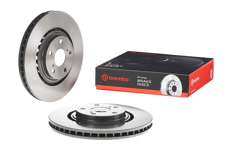 Brembo 09.C499.11 UV Coated vented Front Brake Rotor LEXUS/TOYOTA/TOYOTA (GAC) OE# 4351248110 - Image 1