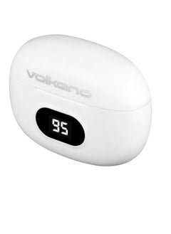 True Wireless Earbuds - in-Ear Bluetooth V5.3 Headphones - Charging case 2 times, IPX5 Waterproof TWS with Dual Mic for Sport, Light-Weight Earphones for Android iOS/iPhone