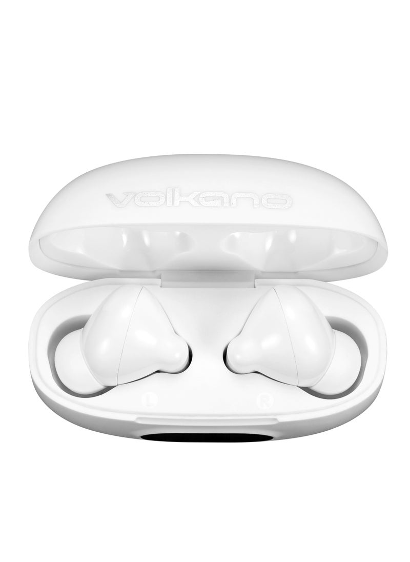 Volkano - True Wireless Earbuds - in-Ear Bluetooth V5.3 Headphones - Charging case 2 times, IPX5 Waterproof TWS with Dual Mic for Sport, Light-Weight Earphones for Android iOS/iPhone - Image 1
