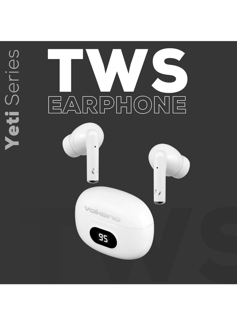 Volkano - True Wireless Earbuds - in-Ear Bluetooth V5.3 Headphones - Charging case 2 times, IPX5 Waterproof TWS with Dual Mic for Sport, Light-Weight Earphones for Android iOS/iPhone - Image 1
