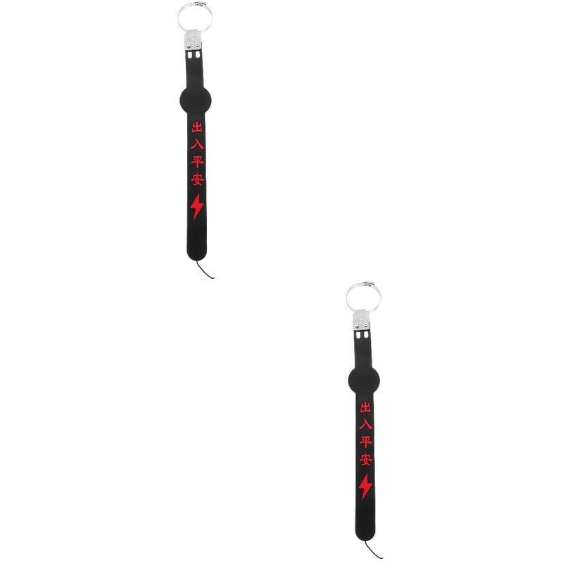 2pcs Car Anti Static Strap Antistatic Ground Wire Auto Belt Accessory - Image 1