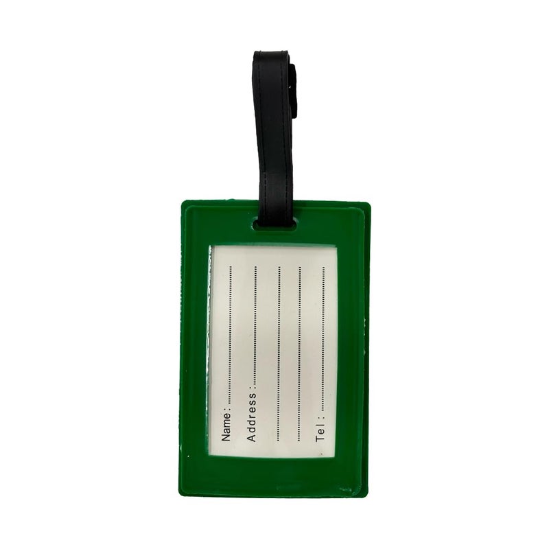 Eitheo بطاقات أمتعة للأطفال بطاقات أمتعة مع اسم وعنوان | بطاقات أمتعة سيليكون للحقائب، بطاقات لتحديد الحقائب/حقائب المدرسة ملصق ملون متعدد (إقلاع الطائرة) - Image 5