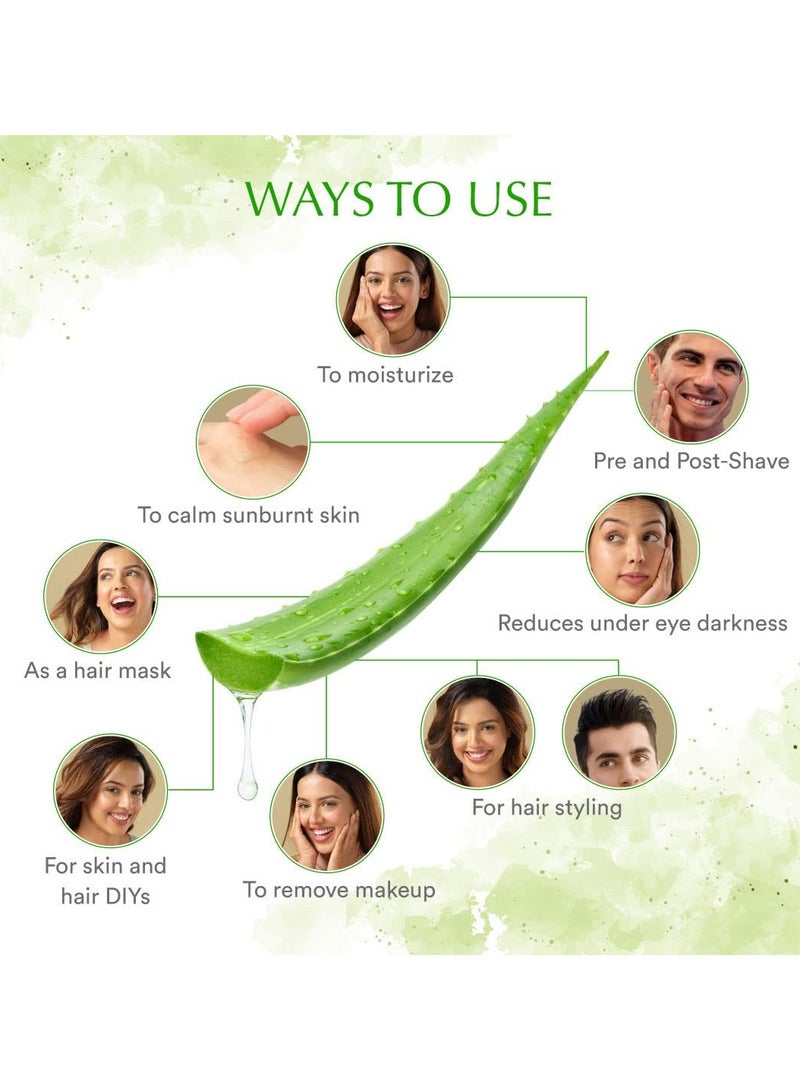 WOW Skin Science 99% Pure Aloe Vera Gel for Face, Skin & Hair - 150ml | Ultimate Gel For Glowing Skin | For Both Men and Women - Image 5
