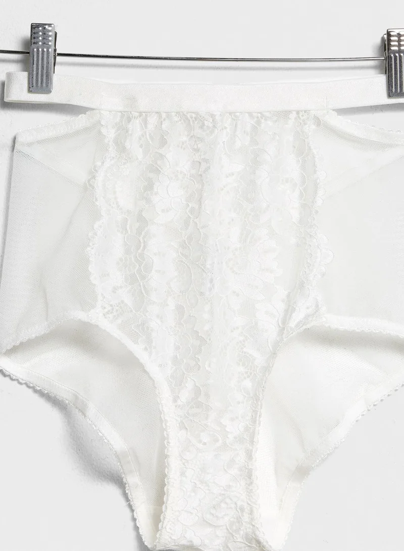 lonely High Waist Lace Brief