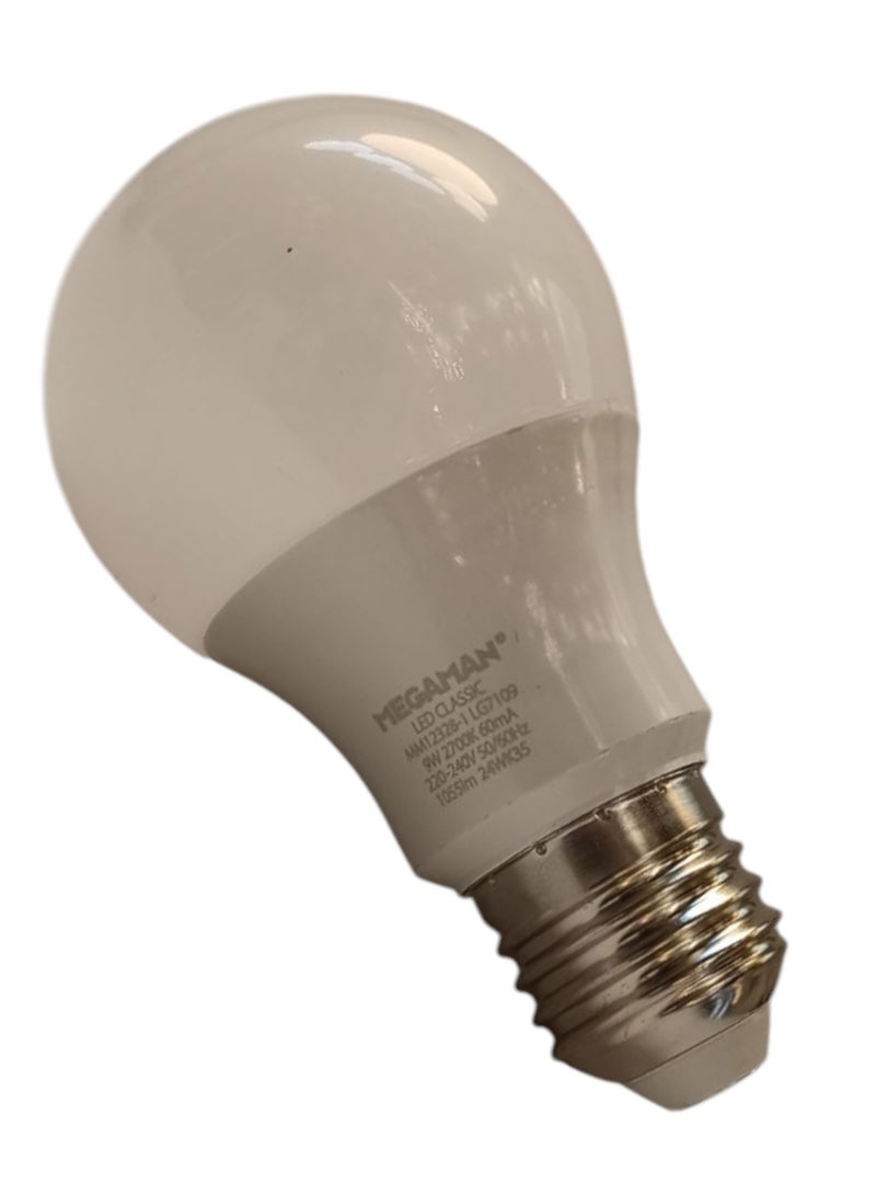 ميجامان Megaman LED E27 9W LG7109-A60- Warm White (2700K) - Image 2