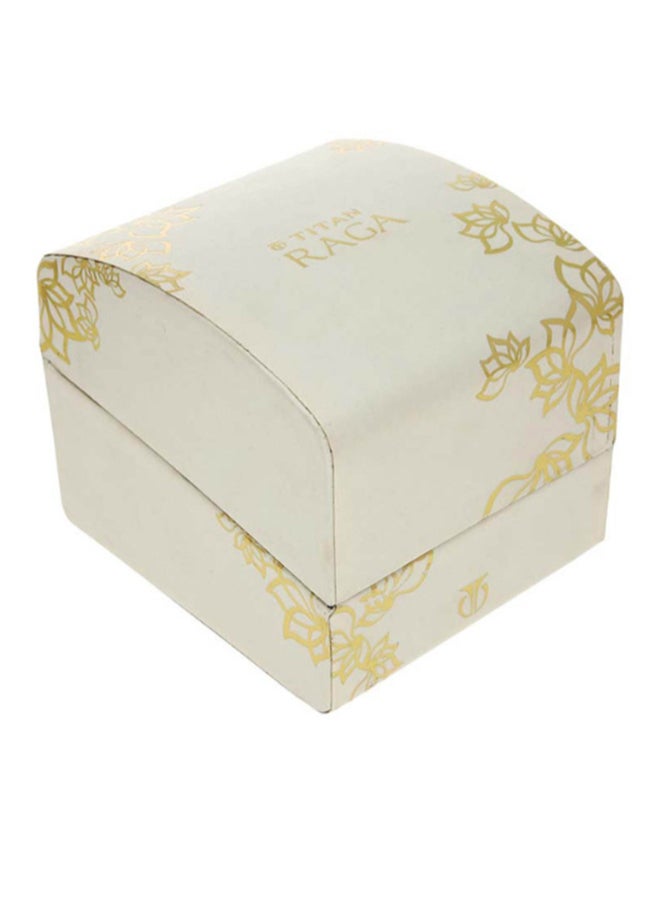 تيتان ساعة يد نسائية بعقارب دائرية معدنية - Image 5