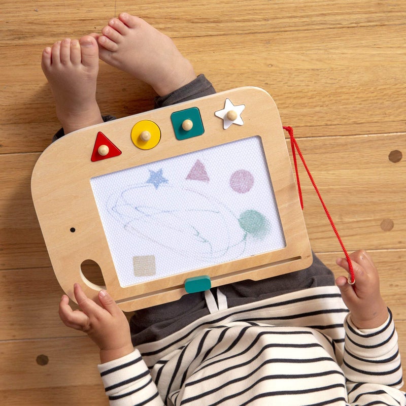 Petit Collage Elephant Magic Sketch Board Doodle + Draw â€“ Reusable Sketching Toy for Kids â€“ Creative Toys for Ages 3+ â€“ Ideal Travel Activity for Toddlers and Children - Image 4