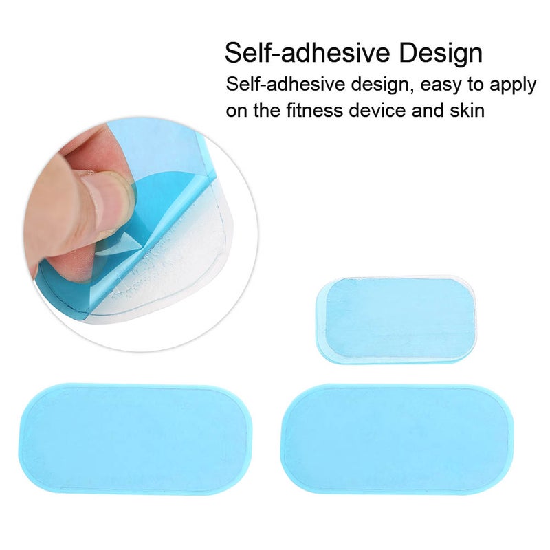 9PCs Inirritative Hydrogel Pad High Adhesion Exercise Gel Training Stickers Patch Replacement - Image 1