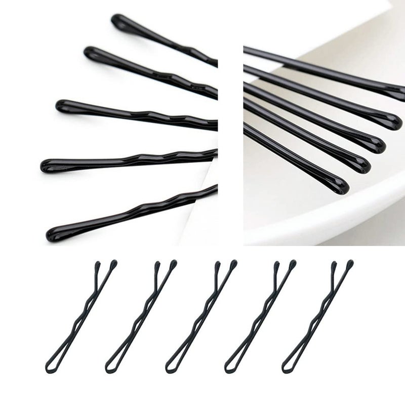 YINGFENG 220 Count Mini Wavy 1.38 Inch bobby pins black with Storage Box, Suitable for All Hair Types, Hair Clips for Kids, Girls and Women - Image 5