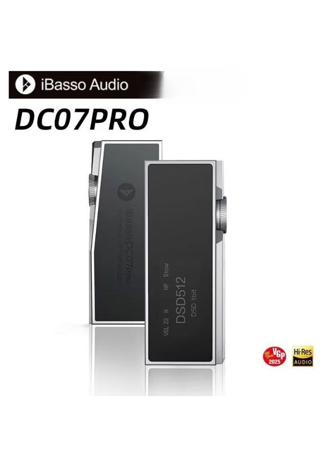 آي باسو iBasso Dc07 Pro Portable USB DAC Headphone Amplifier Cs43131 Chip 4.4mm for Iem, Black - Image 2