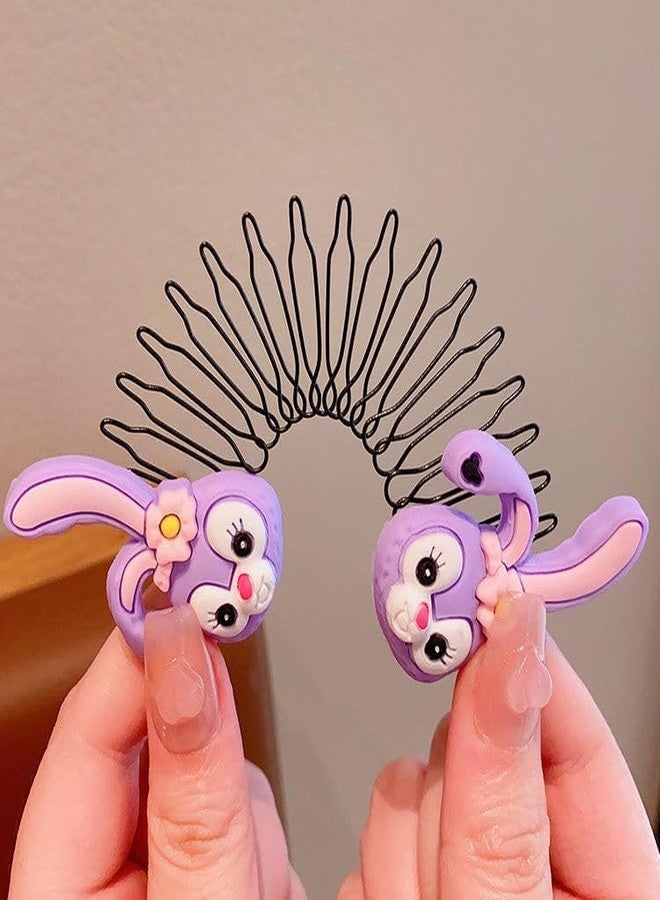 Ghelonadi 2 PCS Invisible Star Hair Clip U Shape Finishing Fixer Comb Sets Stretchable Hair Clips Invisible Hair Holder U-Shaped Hair Clip - Image 2