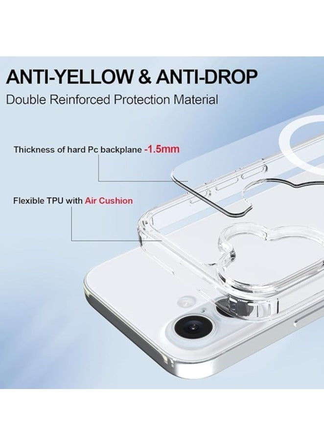 ELTRAZONE iPhone 16 Magnetic Case - Stylish Clear Back with Enhanced Scratch Resistance - Image 3