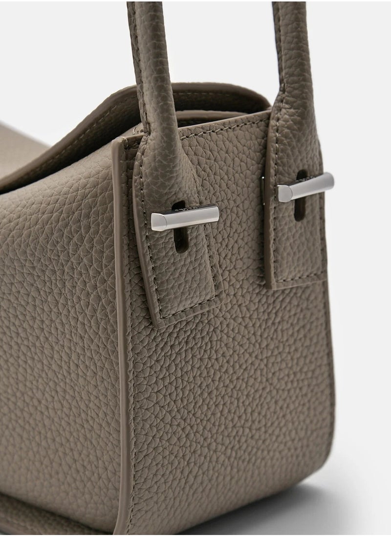 Pedro - Pedro Demi Leather Shoulder Bag Handbag Crossbody Bag - Image 1