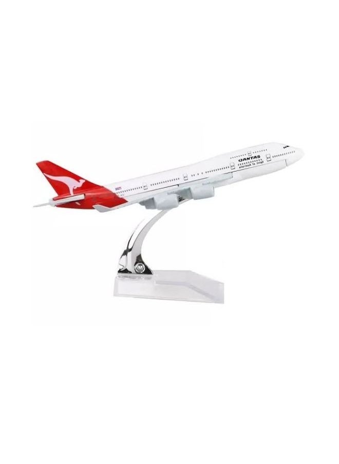 Generic - Boeing B747 Qantas Metal Airplane Model Plane Toy Model Diecast Aircraft Gifts - Image 1