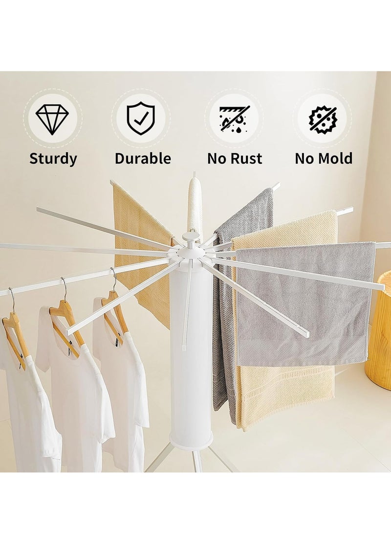 Clothes Drying Rack, Foldable Portable Clothes Rack, Space Saving Laundry and Drying Rack - Image 4