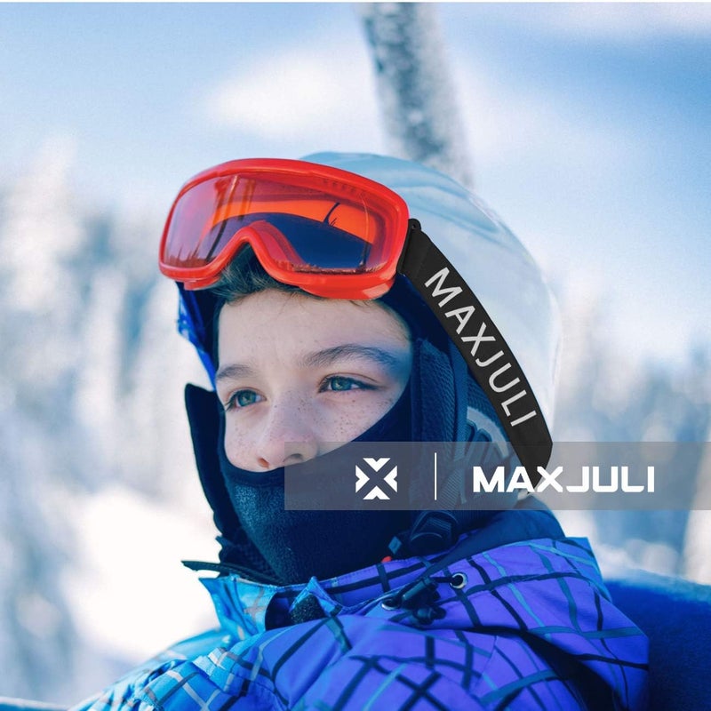 MAXJULI Kids Ski Goggles - Helmet Compatible Snow Goggles for Baby &Toddler with 100% UV Protection Age 0-4 4301 - Image 2
