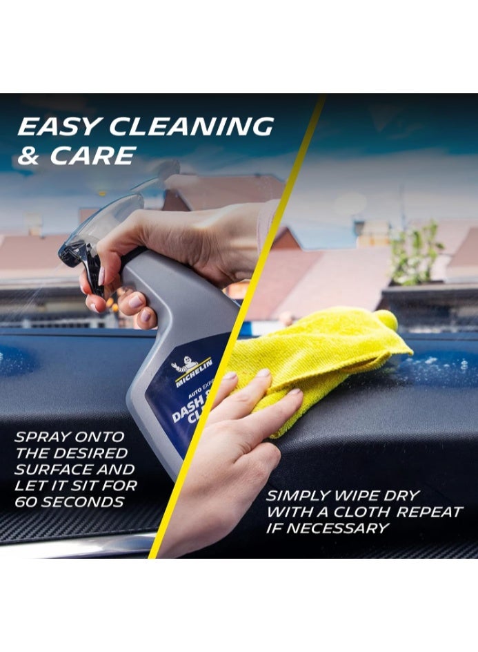 MICHELIN 31463 Dash & Trim Cleaner 650ml Interior Car Cleaner | Advanced Anti-Static Dust Repellent | Non-Greasy Restores Original Finish | UV Protection Interior Detailer | UAE Climate Tested Formula - Image 3
