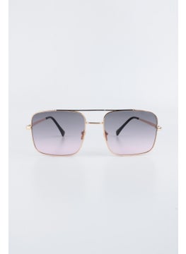 Silvio Monetti Unisex Black Gradient UV 400 Protection Sunglasses 23SM7032R03  - Image 1
