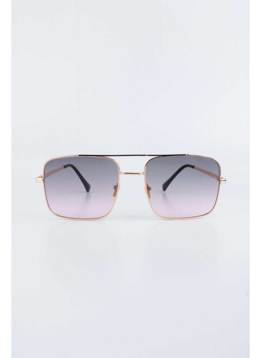Silvio Monetti Unisex Black Gradient UV 400 Protection Sunglasses 23SM7032R03  - Image 1
