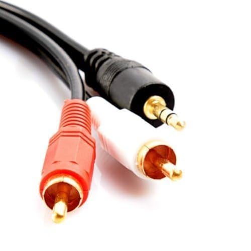 Upix 3.5mm Stereo Male to 2RCA Male Audio Cable (EP to 2RCA) 1.3 Meters (4.3 Feet) - Connects Mobile and Home Theatre - Image 5