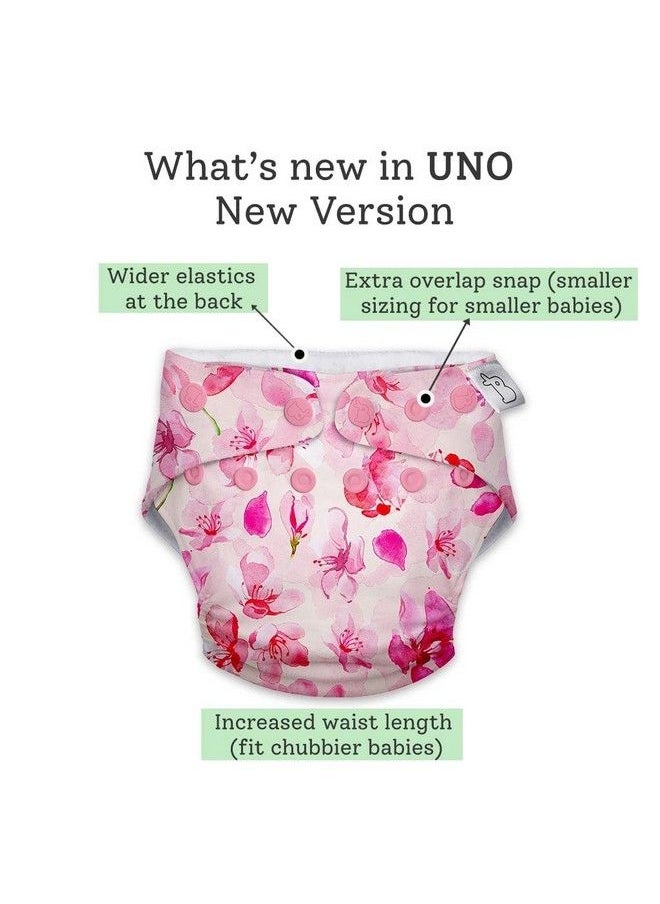 New Uno Freesize Cloth Diaper ; Cloth Diaper For Babies 0 To 3 Years ; Washable & Reusable Cloth Diaper ; Comes With Cloth Diaper Insert ; 1 Diaper And 1 Organic Cotton Soaker