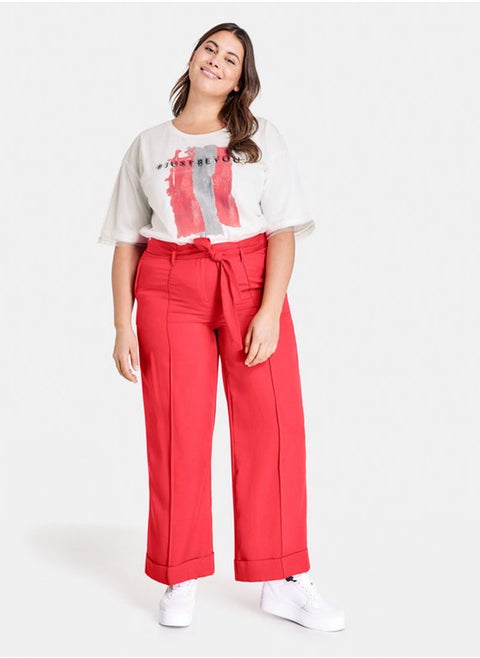Top made of firm jersey fabric